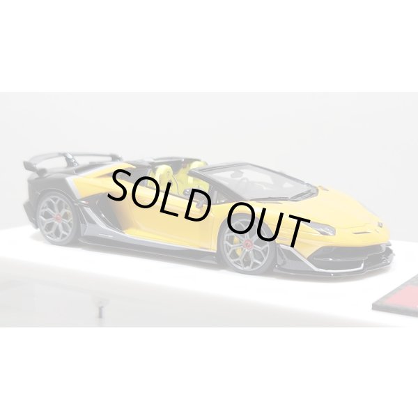 画像5: EIDOLON 1/43 Lamborghini Aventador SVJ Roadster 2020 2 tone paint Grande Giallo pearl / Metallic Black Limited 37 pcs. (5)