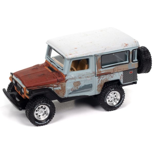 画像5: JOHNNY LIGHTNING 1/64 1980 Toyota Land Cruiser Matte Blue / Weathered (5)