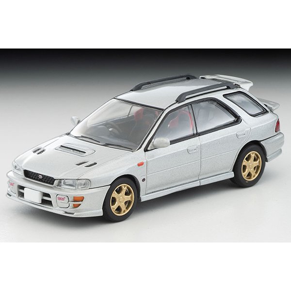 画像1: TOMYTEC 1/64 Limited Vintage NEO Subaru Impreza Pure Sports Wagon WRX STi Ver.V (Silver) '98 (1)