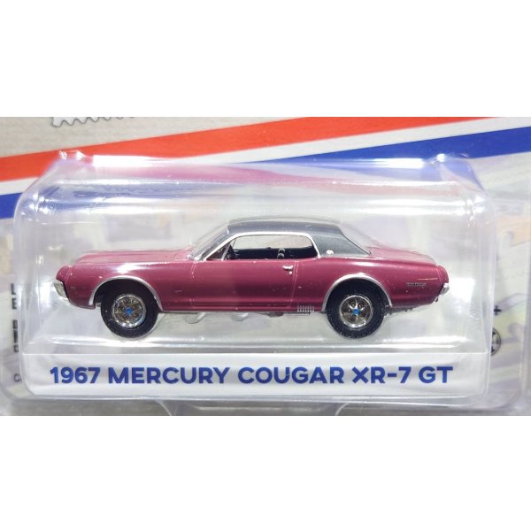 画像3: GREEN LiGHT EXCLUSIVE 1/64 1967 Mercury Cougar XR-7 GT (USPS): 2022 Pony Car Stamp Collection by Artist Tom Fritz (3)