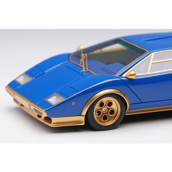 画像8: EIDOLON 1/43 Lamborghini Countach LP400 Speciale Ch.1120222 "Port au Prince" 1976 Blue / Gold (8)