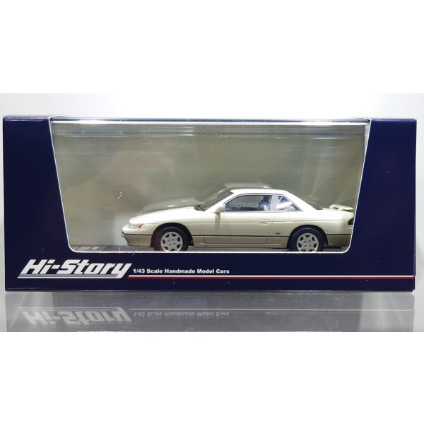 画像1: Hi Story 1/43 NISSAN SILVIA Q's “DIA PACKAGE” (1991) Warm White Two Tone (1)