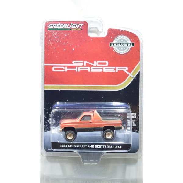 画像2: GREEN LiGHT EXCLUSIVE 1/64 1984 Chevrolet K-10 Scottsdale 4x4 - Sno Chaser (Weathered) (2)