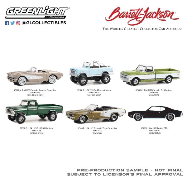 画像1: GREEN LiGHT 1/64 Barrett-Jackson 'Scottsdale Edition' Series 13 (1)