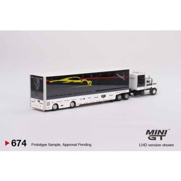 画像3: MINI GT 1/64 Corvette Racing C8.R Racing Transporter Set 北米限定 (3)