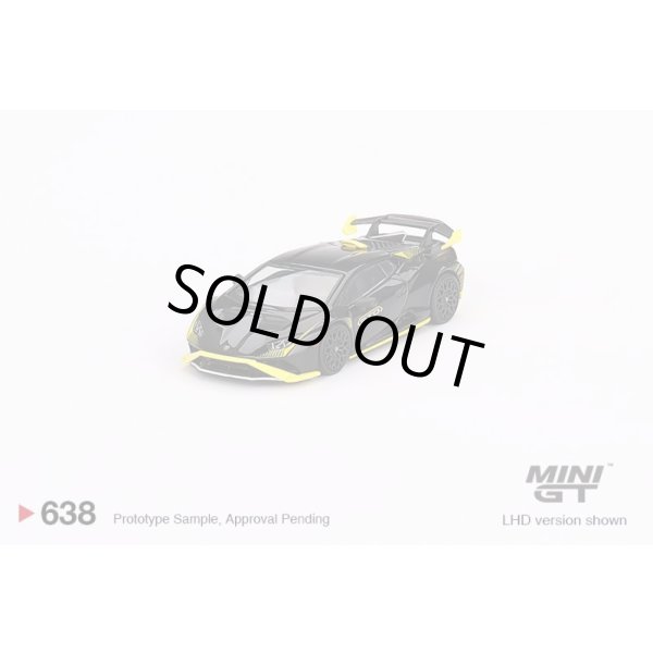 画像1: MINI GT 1/64 Lamborghini Huracan STO Nero Noctis (LHD) (1)