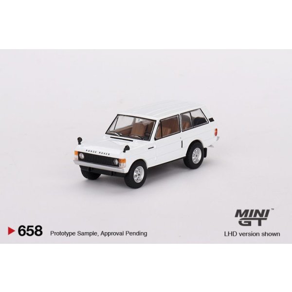 画像1: MINI GT 1/64 Range Rover Davos White (RHD) (1)