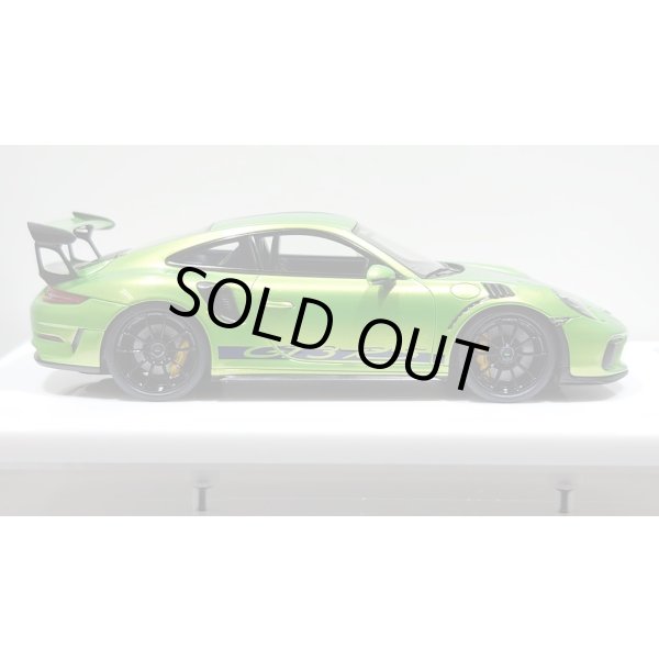 画像6: EIDOLON 1/43 Porsche 911 (991.2) GT3 RS 2018 Giallo Verde Pearl with Body Stirpes Limited 32 pcs. (6)