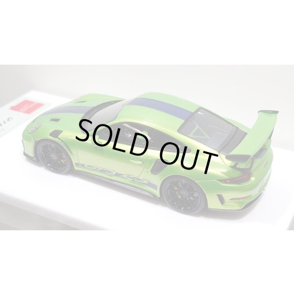 画像12: EIDOLON 1/43 Porsche 911 (991.2) GT3 RS 2018 Giallo Verde Pearl with Body Stirpes Limited 32 pcs. (12)