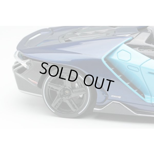 画像7: EIDOLON COLLECTION 1/43 Lamborghini Centenario Roadster LP770-4 2016 Blue Cepheus / Blue Hera Limited 100 pcs. (7)