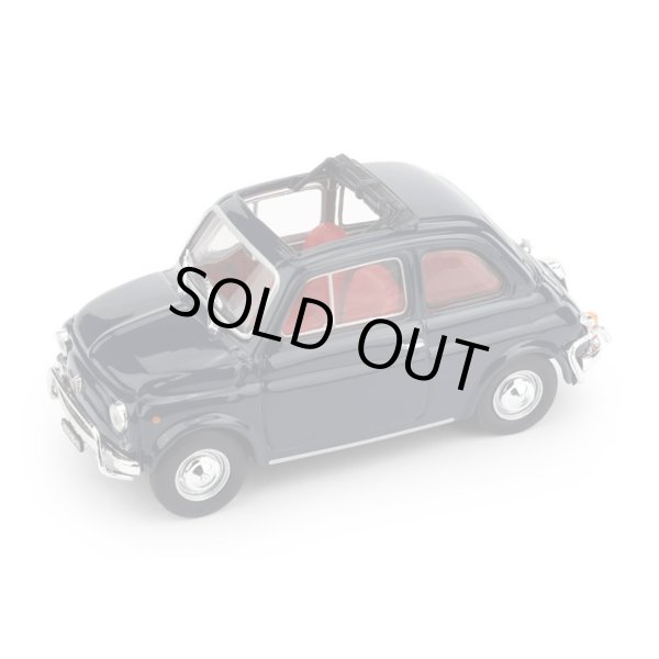 画像1: BRUMM 1/43 FIAT 500L 1968-1972 Open Blue Black Red Interior (1)