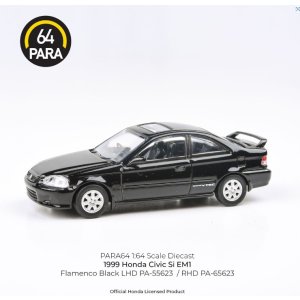 画像: PARAGON 1/64 Honda Civic Si EM1 1999 Flamenco Black RHD