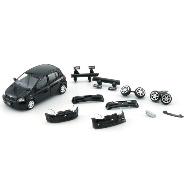 画像12: BM CREATIONS 1/64 Toyota Yaris / Echo / Vitz 1998 5-door Black (RHD) (12)