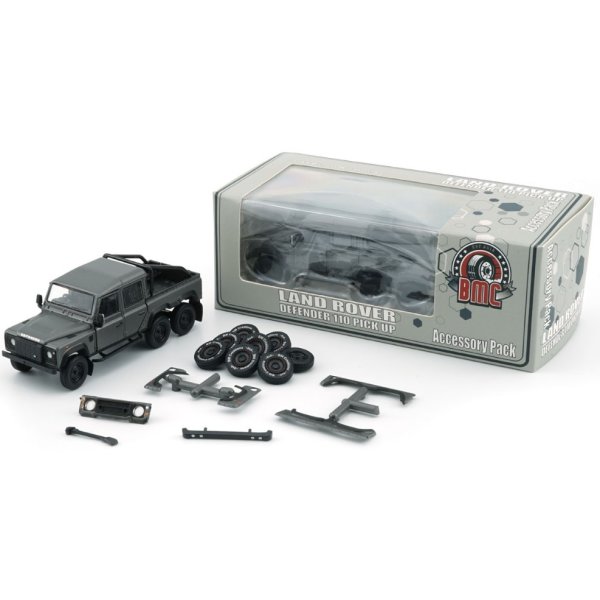画像10: BM CREATIONS 1/64 Land Rover Defender 110 Pickup 2016 Dark Gray (RHD) 6x6 Accessory Pack (10)