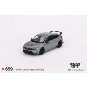 画像: MINI GT 1/64 Honda Civic Type R 2023 Sonic Gray Pearl (RHD)