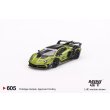 画像1: MINI GT 1/64 LB-Silhouette WORKS Lamborghini Aventador GT EVO Lime (RHD) (1)