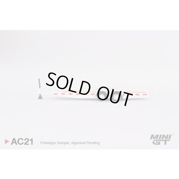 画像3: MINI GT 1/64 Car Carrier Trailer White (3)