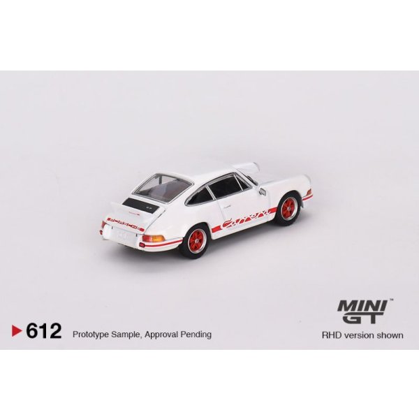 画像2: MINI GT 1/64 Porsche 911 Carrera RS 2.7 Grand Prix White/Red Livery (LHD) (2)