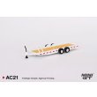 画像1: MINI GT 1/64 Car Carrier Trailer White (1)