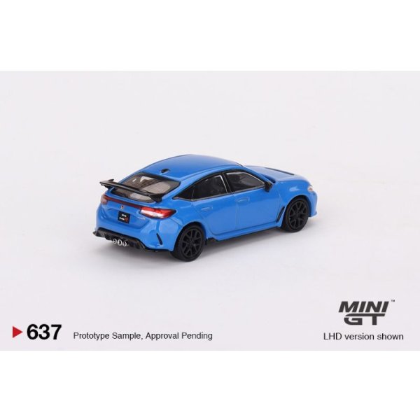 画像2: MINI GT 1/64 Honda Civic Type R 2023 Boost Blue Pearl (RHD) (2)