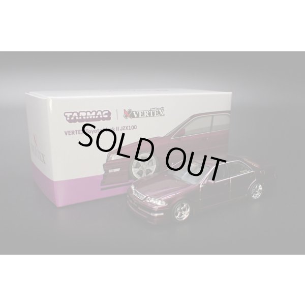 画像2: Tarmac Works 1/64 VERTEX Toyota Mark II JZX100 Purple Metallic (2)