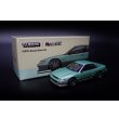 画像2: Tarmac Works 1/64 VERTEX Nissan Silvia S13 Green/Grey (2)