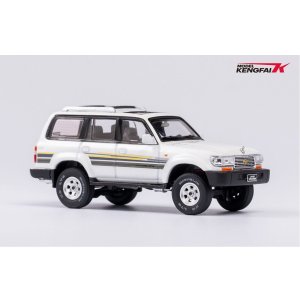 画像: KENGFai 1/64 Land Cruiser Pearl White