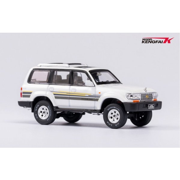 画像1: KENGFai 1/64 Land Cruiser Pearl White (1)