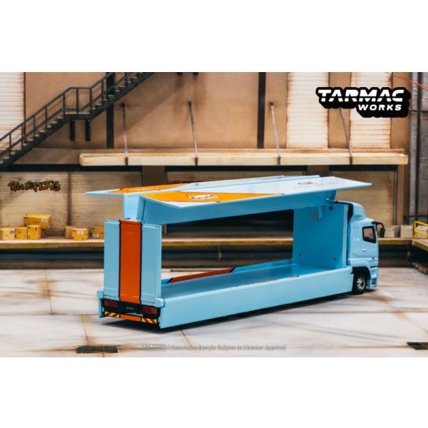 画像3: Tarmac Works 1/64 Mitsubishi Fuso Super Great GULF Racing (3)