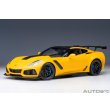 画像1: AUTOart 1/18 Chevrolet Corvette (C7) ZR1 (Yellow) (1)