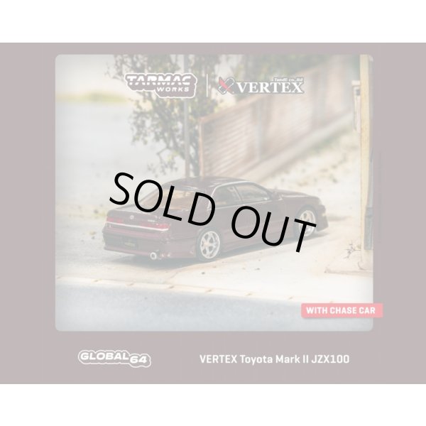 画像1: Tarmac Works 1/64 VERTEX Toyota Mark II JZX100 Purple Metallic (1)