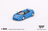 画像: MINI GT 1/64 Bugatti EB110 GT Blue Bugatti (LHD)