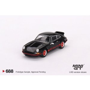 画像: MINI GT 1/64 Porsche 911 Carrera RS 2.7 Black/Red Livery (LHD)
