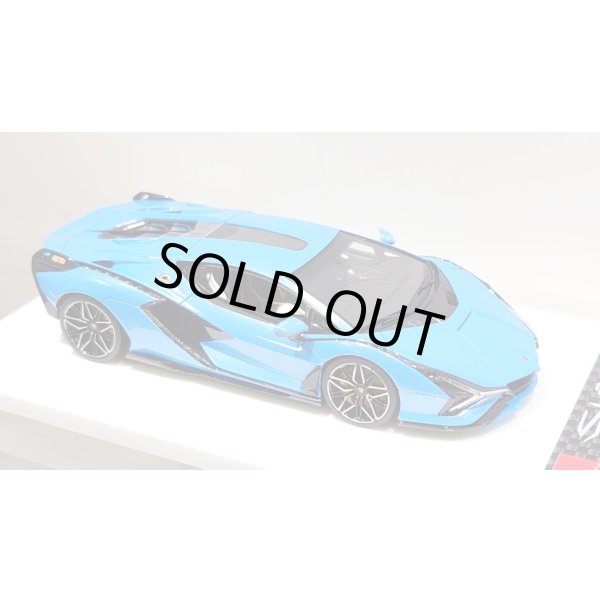 画像11: EIDOLON 1/43 Lamborghini Sian FKP 37 2019 Azzurro Pearl Limited 35 pcs. (11)