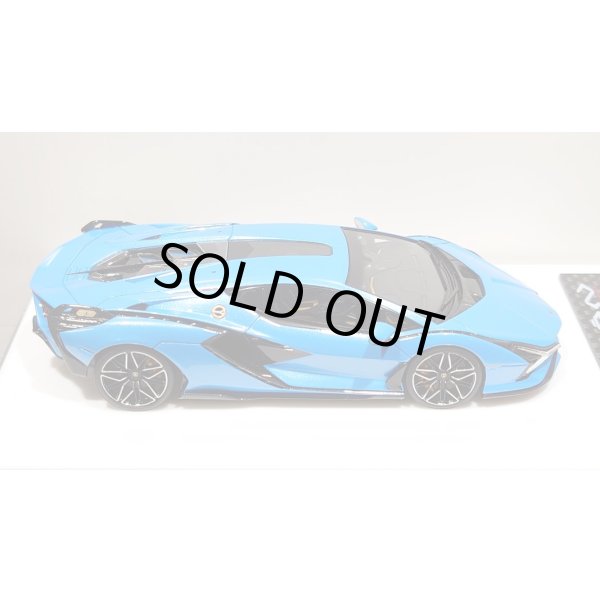 画像8: EIDOLON 1/43 Lamborghini Sian FKP 37 2019 Azzurro Pearl Limited 35 pcs. (8)