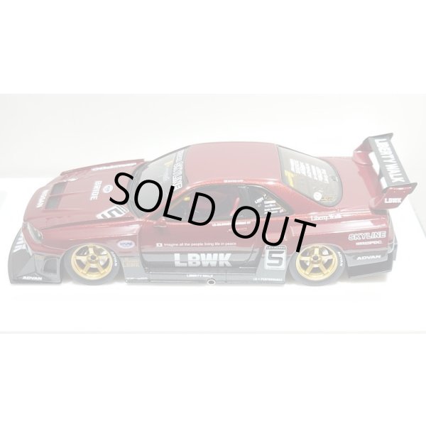画像4: EIDOLON 1/43 LB-ER34 Super Silhouette SKYLINE Vino Rosso / Gummetallic Tow-tone color Limited 32 pcs. (4)