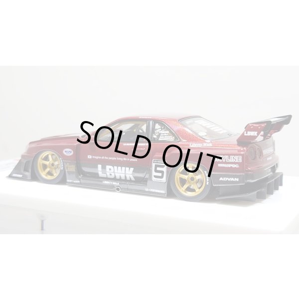 画像3: EIDOLON 1/43 LB-ER34 Super Silhouette SKYLINE Vino Rosso / Gummetallic Tow-tone color Limited 32 pcs. (3)