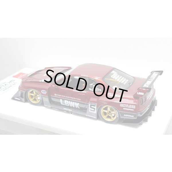 画像12: EIDOLON 1/43 LB-ER34 Super Silhouette SKYLINE Vino Rosso / Gummetallic Tow-tone color Limited 32 pcs. (12)