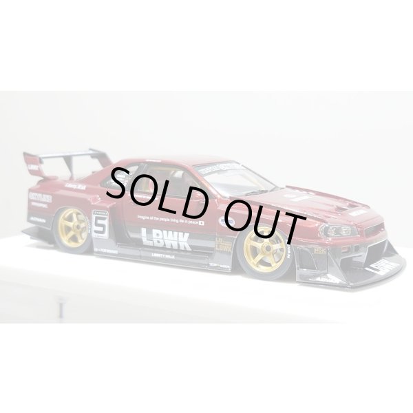 画像5: EIDOLON 1/43 LB-ER34 Super Silhouette SKYLINE Vino Rosso / Gummetallic Tow-tone color Limited 32 pcs. (5)