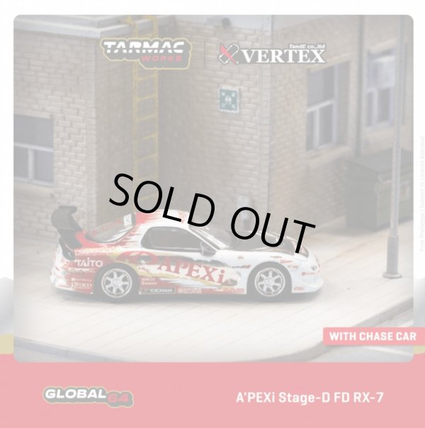 画像1: Tarmac Works 1/64 A'PEXi Stage-D FD RX-7 (1)