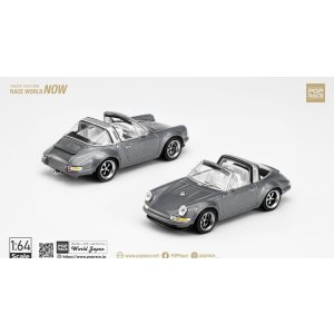 画像: POP RACE 1/64 SINGER TARGA METALLIC GREY