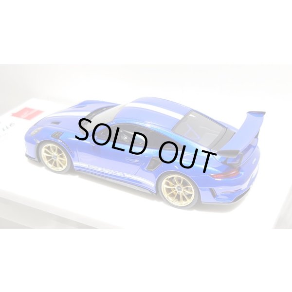 画像12: EIDOLON 1/43 Porsche 911 (991.2) GT3 RS 2018 Lobellia Blue with Body Stirpes Limited 32 pcs. (12)