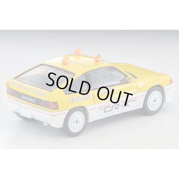 画像2: TOMYTEC 1/64 Limited Vintage Neo Honda Ballade Sports CR-X MUGEN CR-X PRO Suzuka Circuit Pace Car (Yellow/White) (2)