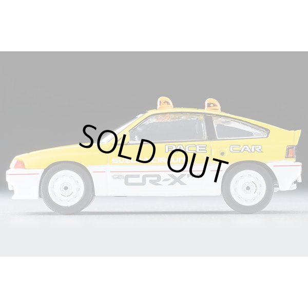 画像3: TOMYTEC 1/64 Limited Vintage Neo Honda Ballade Sports CR-X MUGEN CR-X PRO Suzuka Circuit Pace Car (Yellow/White) (3)