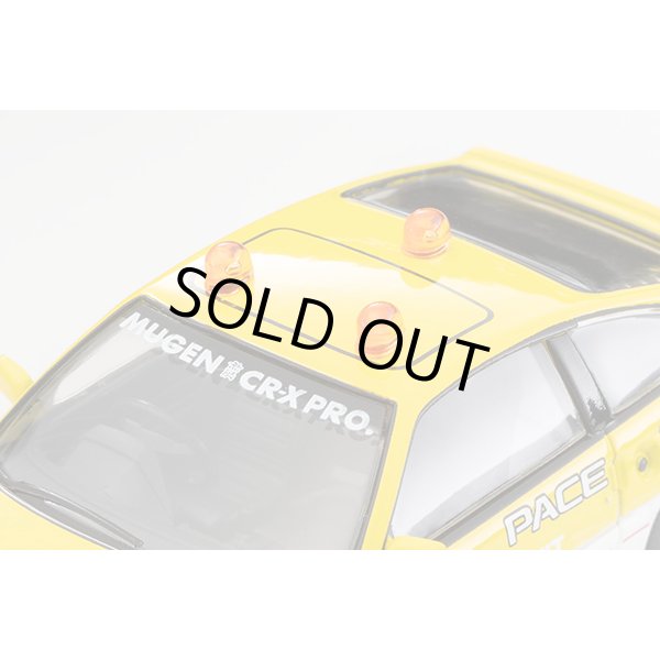 画像8: TOMYTEC 1/64 Limited Vintage Neo Honda Ballade Sports CR-X MUGEN CR-X PRO Suzuka Circuit Pace Car (Yellow/White) (8)