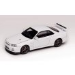 画像1: MOTORHELIX 1/64 Nissan Skyline GT-R R34 V Spec II Pearl White (1)