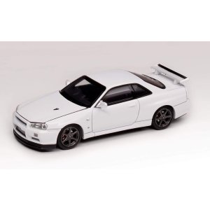 画像: MOTORHELIX 1/64 Nissan Skyline GT-R R34 V Spec II Pearl White