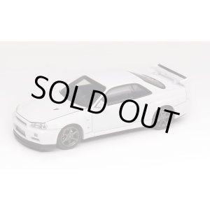 画像: MOTORHELIX 1/64 Nissan Skyline GT-R R34 V Spec II Pearl White