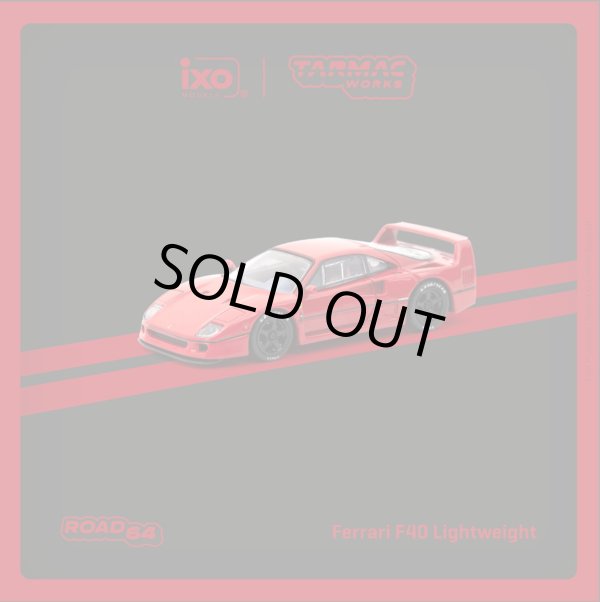 画像1: Tarmac Works 1/64 Ferrari F40 Lightweight Red (1)