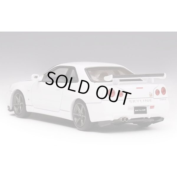 画像3: MOTORHELIX 1/64 Nissan Skyline GT-R R34 V Spec II Pearl White (3)